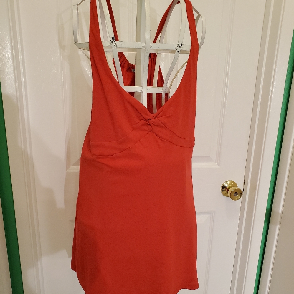 Anthropologie Velvet Tank Top Sz L NWT